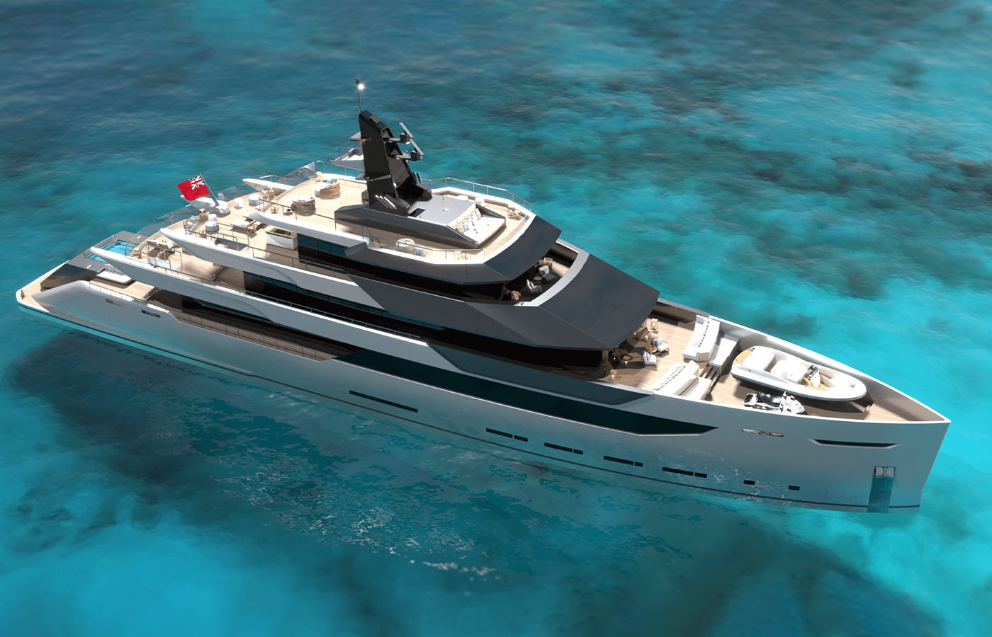 Bannenberg & Rowell partnered with Denison Yachting and Turquoise Yachts on their ABOVE & BEYOND line of superyachts