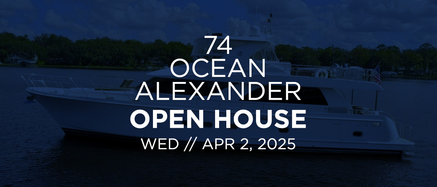 74 Ocean Alexander Open House in North Palm Beach, FL [MISS PATTI]