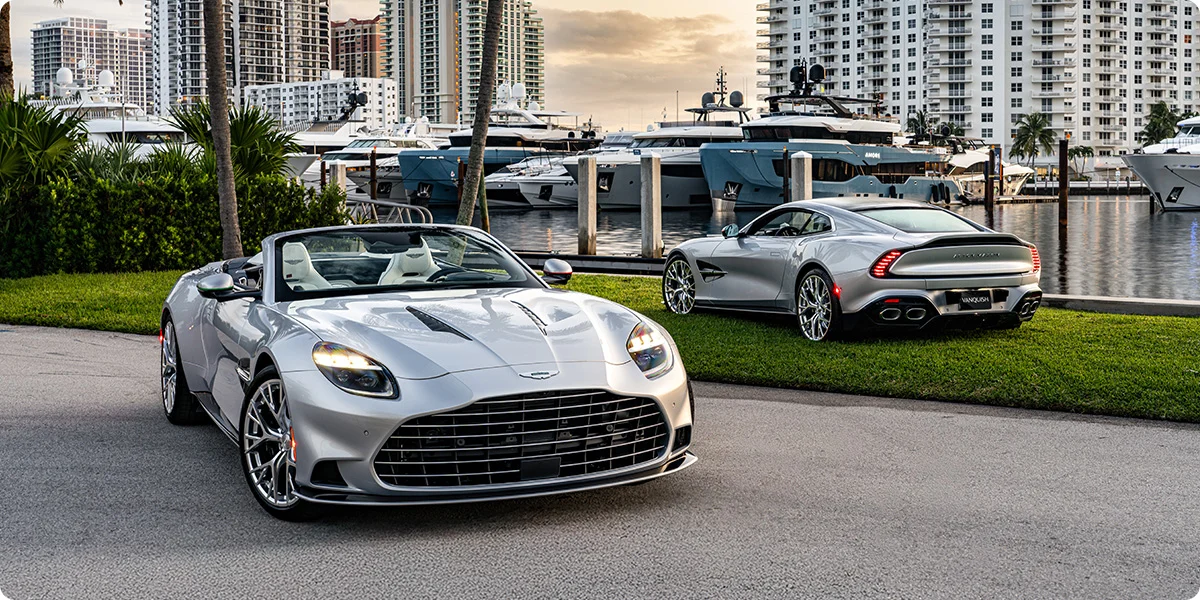 Denison Yachting & Aston Martin Fort Lauderdale Debut Bespoke Vanquish Duo