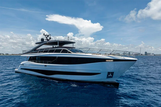 95' R&R yacht for charter